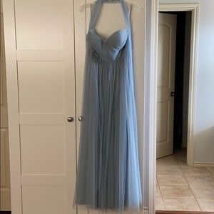 Jenny Yoo Ciel Blue Annabelle Dress Size 6